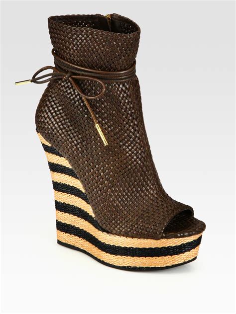 burberry womens wedges|Burberry wedge boots.